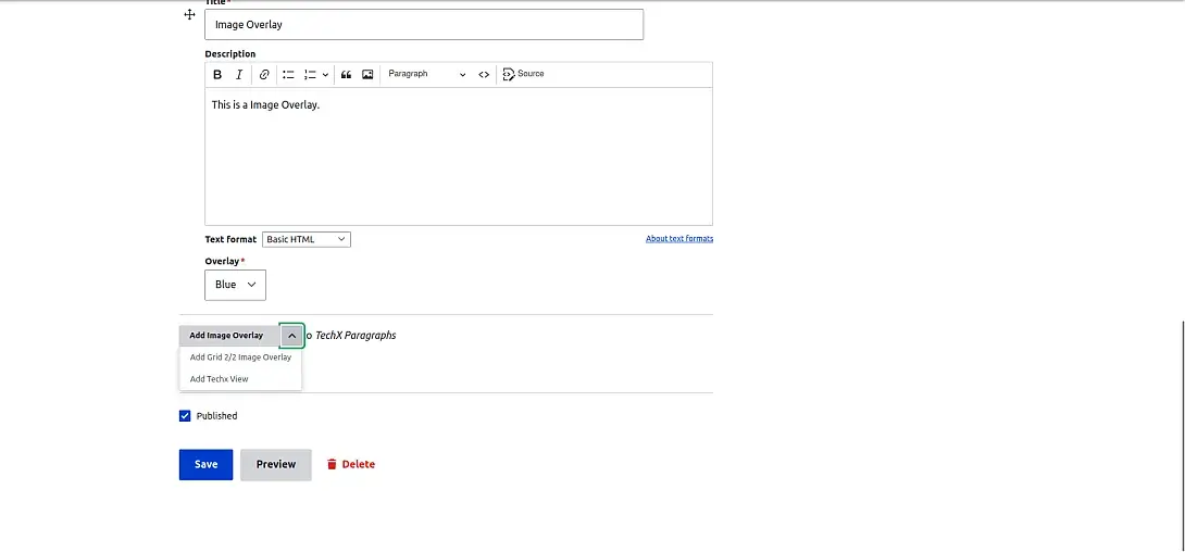 add image overlay