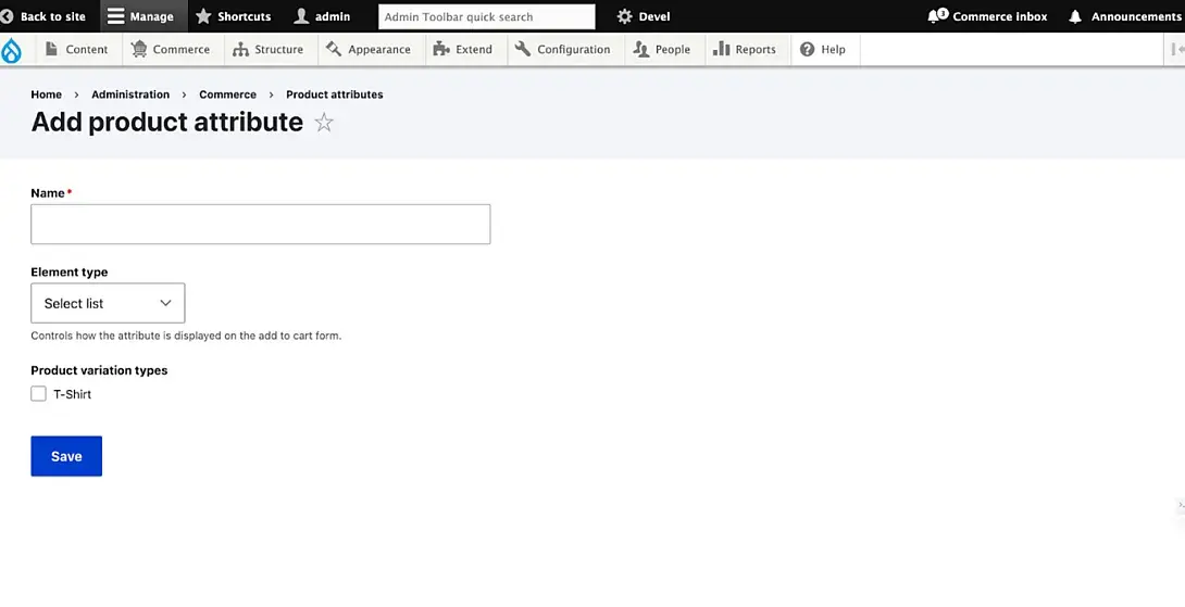 add product attribute
